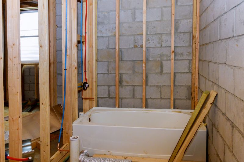 Indoor Bathtub Installation
